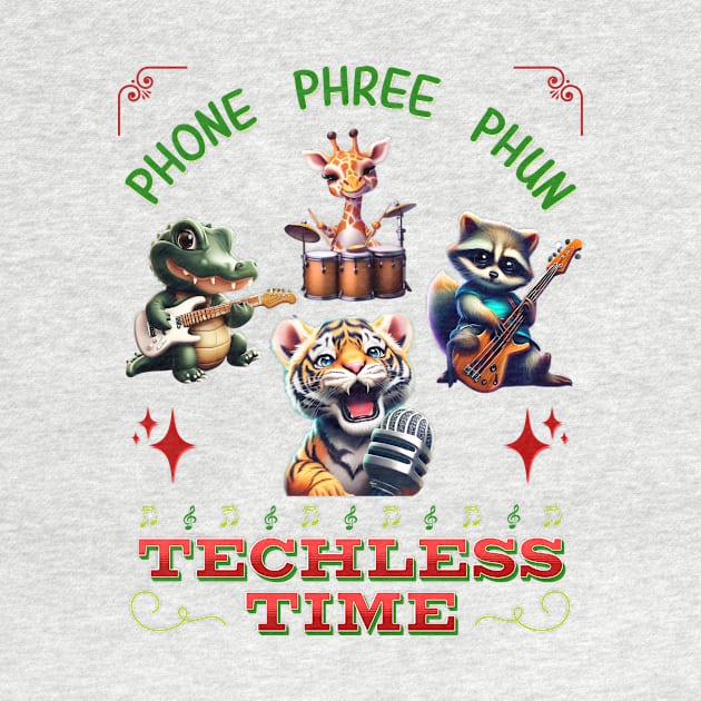 Phone Phree Phun Animal Musical Band by UnpluggedLife